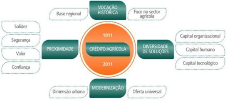 Figura 5 -  Princípios defendidos pelo Crédito Agrícola 