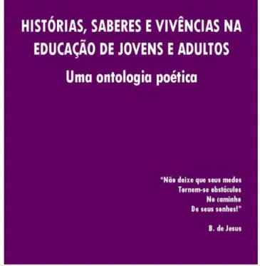 Figura 3: Produção da cartilha sobre poesias dos alunos da EJA 