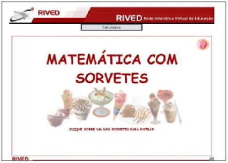 Figura 5 - Objeto Matemática com Sorvetes. 