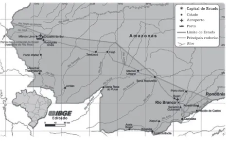 Figura 1 – Mapa do Acre
