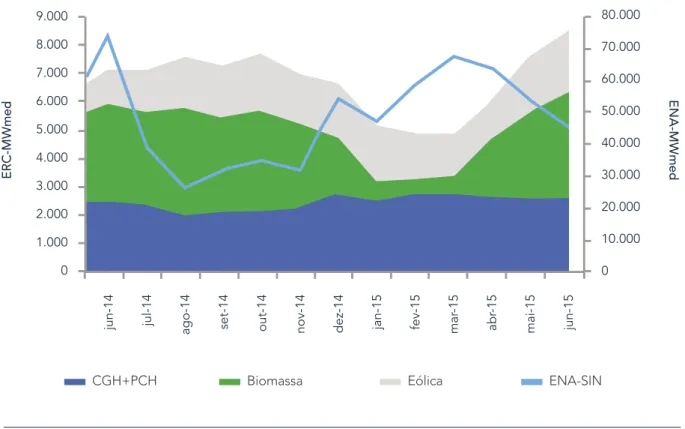 GRÁFICO 3: GERAÇÃO POR ERC NO BRASIL (MWMÉD) 20