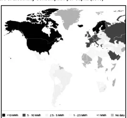 Figure 3: Electricity Consumption per Capita (2015)