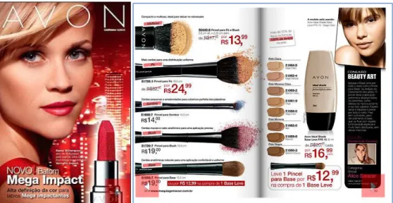 Figure 3 . Example of AVON sales catalogues  Source: Avon Cosméticos Ltda (2014)                                   