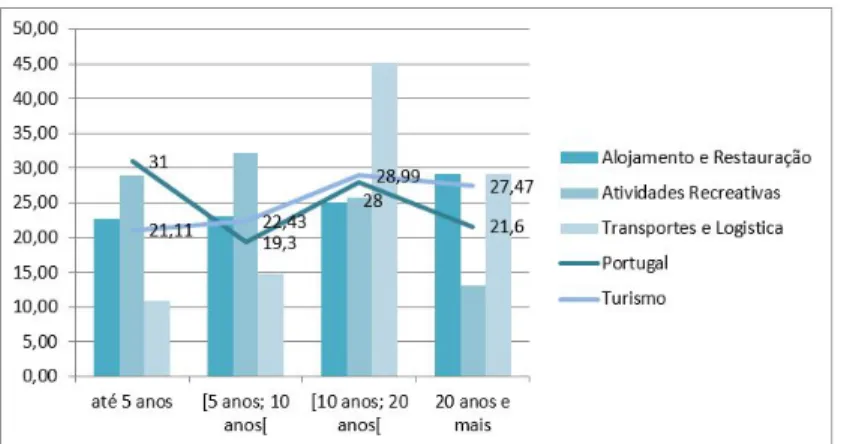 Figura 5 | Maturidade por Segmento (2013) Fonte: Elaboração Própria baseado na IES – Banco de Portugal.