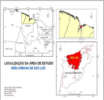 Figura 1 | Mapa de localização de São Luís Fonte: Cunha, Hermeneilce.