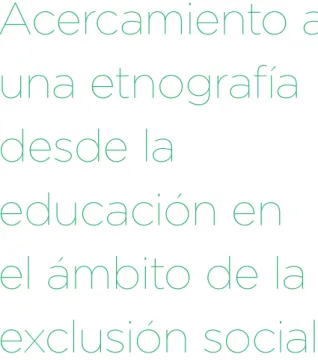 Cuadro 1. Categorías principales y los agentes educativos y sociales.