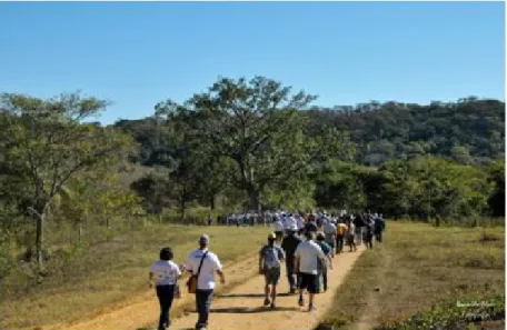 Figura 1 | Caminhada Eco-Literária 2016 – Cordisburgo – MG – Brasil.