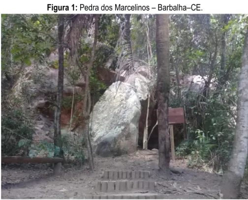 Figura 1: Pedra dos Marcelinos – Barbalha–CE. 