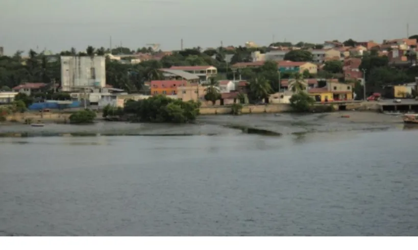 Figura 7 – Ocupações ocasionadas pelo processo de urbanização de Fortaleza na Margem Leste do  Rio Ceará 