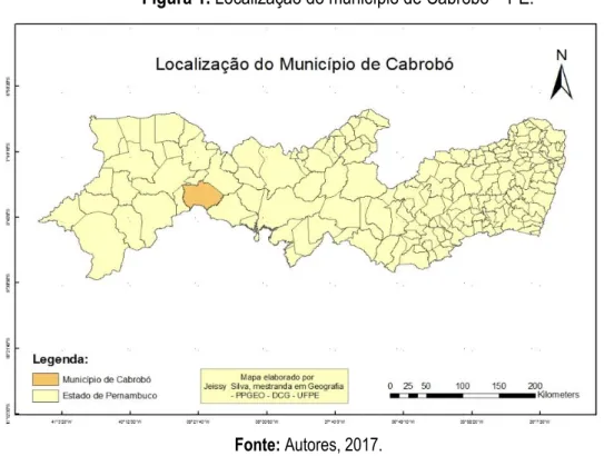 Figura 1. Localização do município de Cabrobó – PE. 