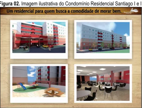 Figura 02. Imagem ilustrativa do Condomínio Residencial Santiago I e II 