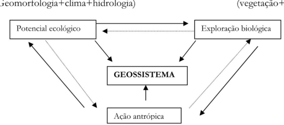 Figura 1: Geossistema (Fonte: BERTRAND, G., 1968). 