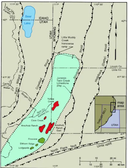 Figure 4 – Pineview Field localization, from Chidsey &amp; Sprinkel (2005).