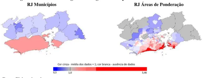 Figura 4 - Custo de aluguel na Região Metropolitana do Rio de Janeiro 