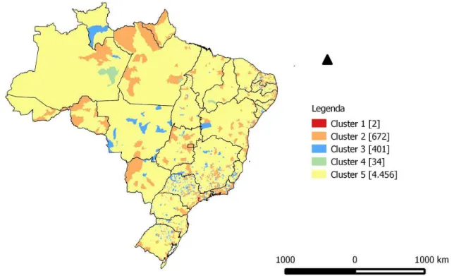 Figura 3 - Clusters da Indústria do Lazer no Brasil 