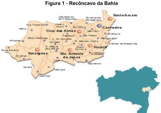 Figura 1 - Recôncavo da Bahia 