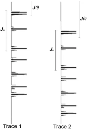 Figure 4 – Schematics showing the relationship between the initial deconvolu- deconvolu-tion window J (i) , i = 1, 