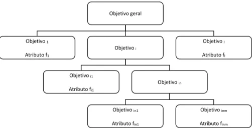Figura 1: Hierarquia dos Objetivos. Fonte: Morais Neto (1988)