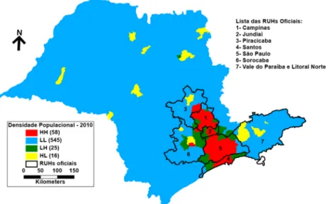 Figura 5: Box map representando a densidade populacional em 2010 