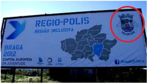 Figura 1- Outdoor do Régio Polis com erro