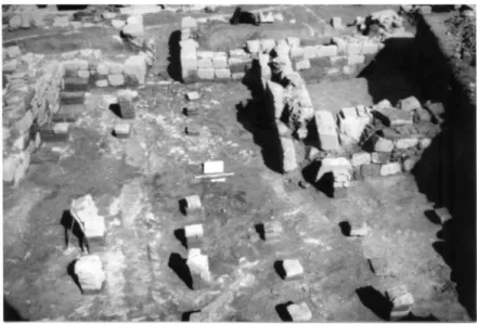 Figura 5 – Vista parcial das ruínas da área 2, da escavação da R. D. Afonso Henriques (GACMB)