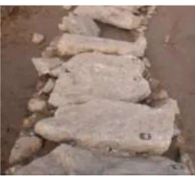 Figura 3 Cobertura do aqueduto da zona arqueológica  de Gualtar (UAUM)