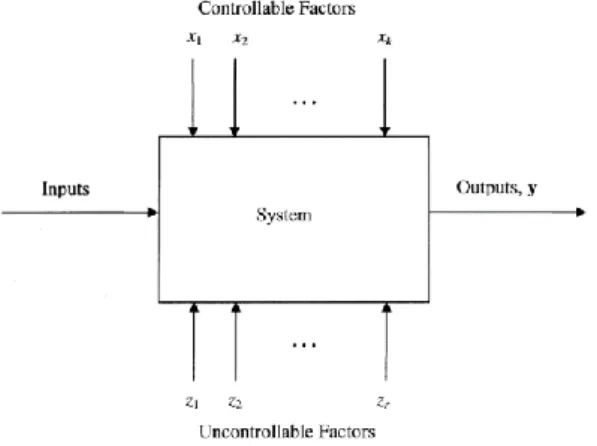 Figure 1. General model of a system (Montgomery, 1999) 