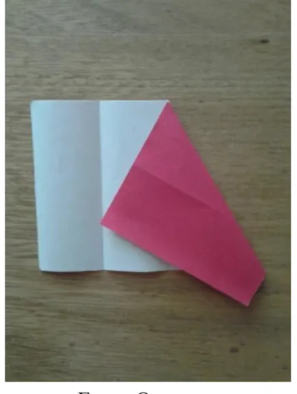 Figura 16: Sexta etapa da confecção do módulo triangular 