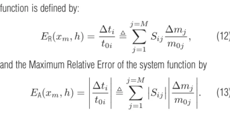 Figure 6 – Canonic representation of the optimization principle.