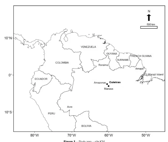 Figure 1 – Study area – site K34.