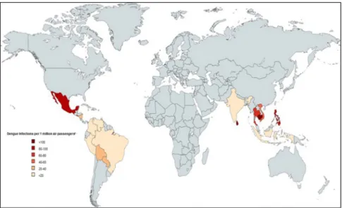 Figure 2 shows the countries that present more than 80% of the dengue burden (16 dengue endemic countries)