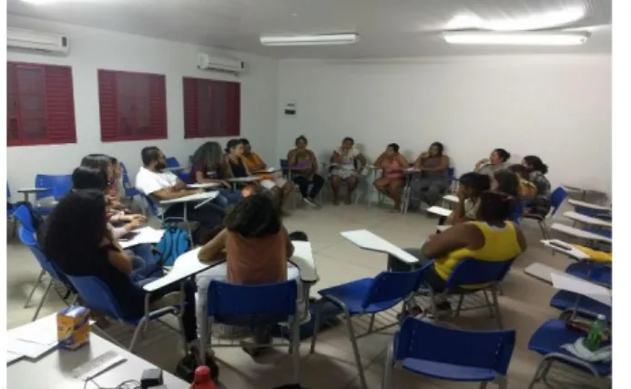 FIGURA 1 – Roda de conversa realizada durante o projeto AISAM em 2018 