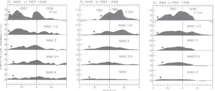 Fig. 2 (c) shows the recentmost giant event of 1997- 1997-1998, which shows characteristics similar to those of the 1957-1958 event.