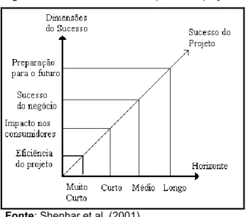 Figura 1 - Dimensões do desempenho de projetos 