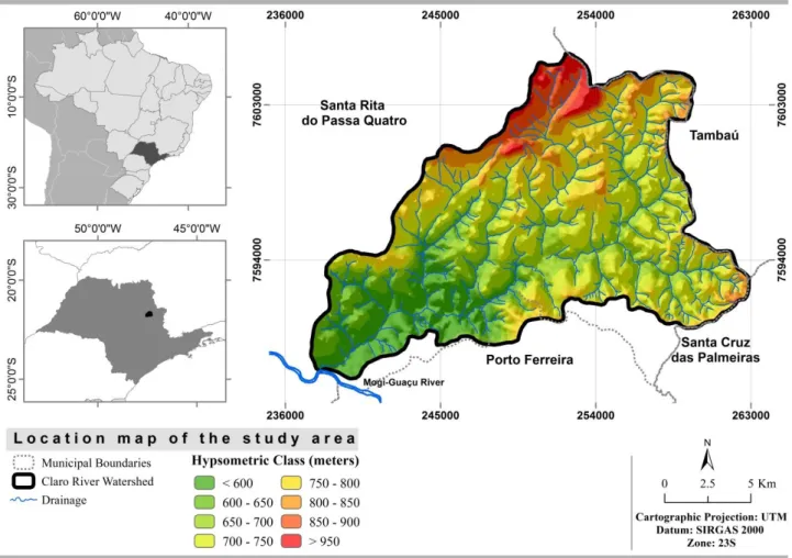 Figure 1- Study area geographic location. 