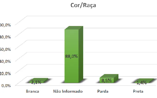 Figura 3: Faixa etária das mulheres que registraram B.O., ou que foram encaminhadas a Delegacia por meio de  flagrantes ou denúncias