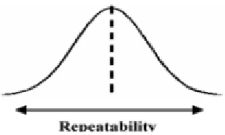 Figura 3 – Repetitibilidade (Kazerouni, 2009) 