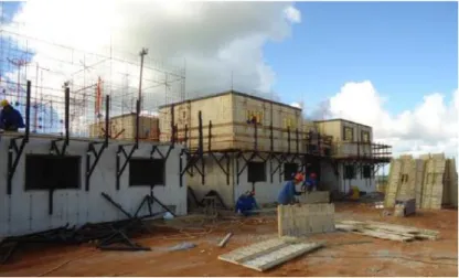 Figure 8 - Constructive practicality in works with concrete walls 