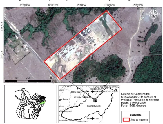 Figura 1 - Localização do empreendimento no município de Paragominas-Pa. 