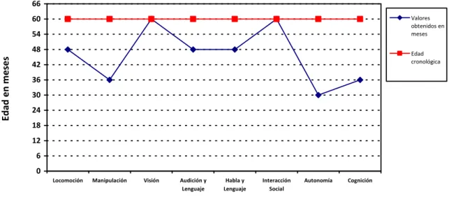 Figura 4 - Comparación de los perfiles obtenidos con edad cronológica 