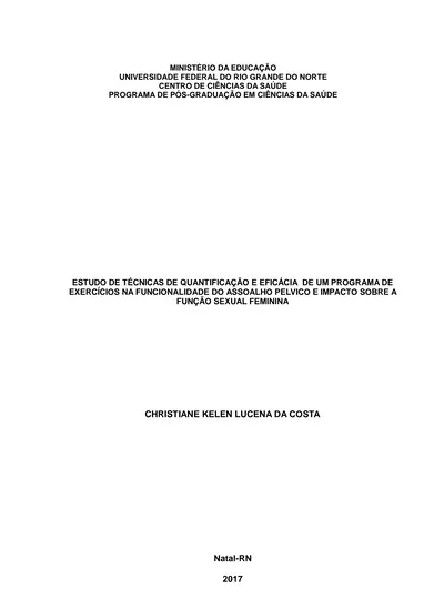 Questionário FSFI Female Sexual Function Index