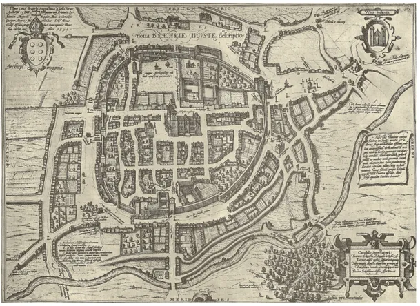 Figura 1- Mapa de Braunio (1594) 