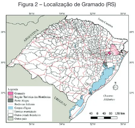 Figura 2 – Localização de Gramado (RS)
