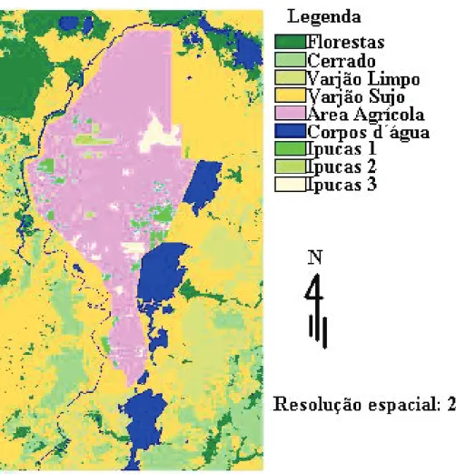 Figura 1: Mapa de uso atual da terra, Projeto Rio formoso, Formoso do                   Araguaia, estado do Tocantins
