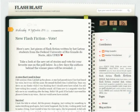 Figura 1: blog Flash Blast