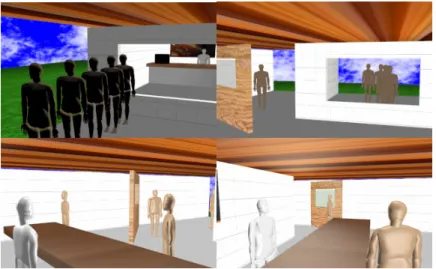 Figura 8. Simulação visual em 3D com a plataforma proposta  Fonte: De Oliveira, 1999. 