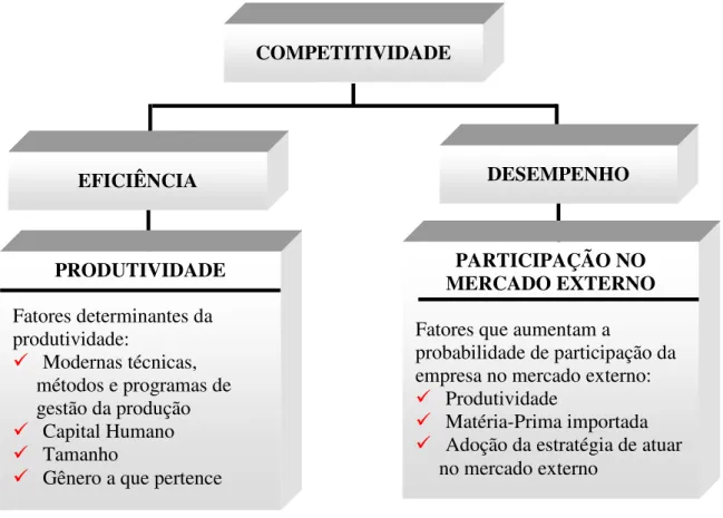 Figura 1: Fatores Explicativos da Competitividade da Indústria Nordestina  Fonte: Freire (2000) 