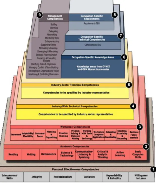 Figura 6: Modelo de competências Clearinghouse de Ennis (2008) 