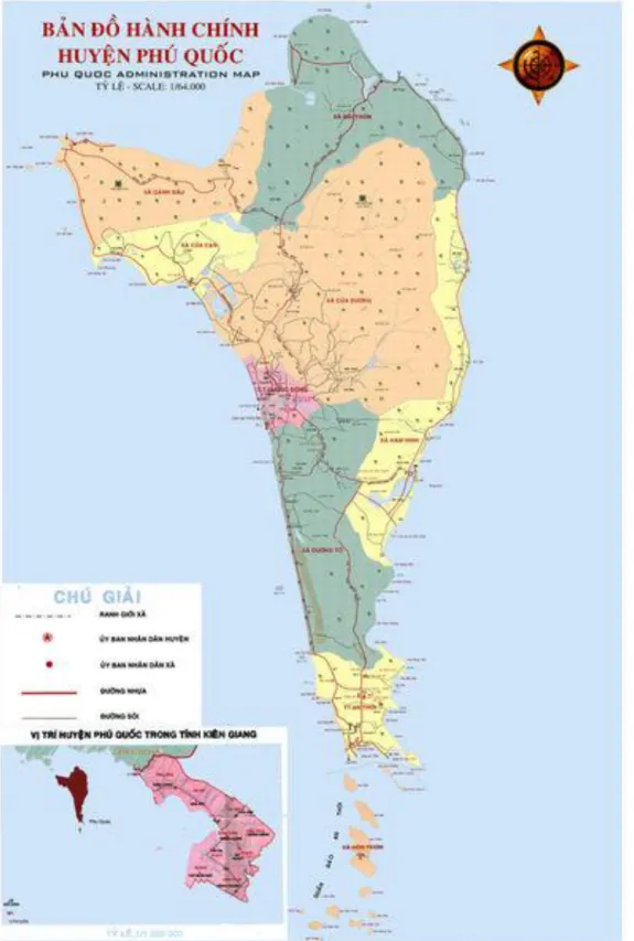 Figure 3: Phu Quoc administrative map 