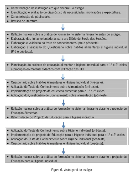 Figura 6. Visão geral do estágio 